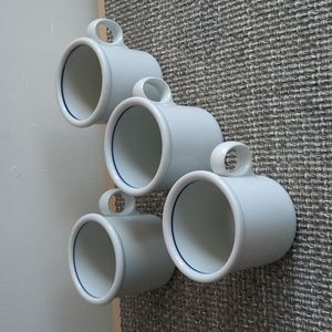 Four Dansk Designs Eslau Design Mugs